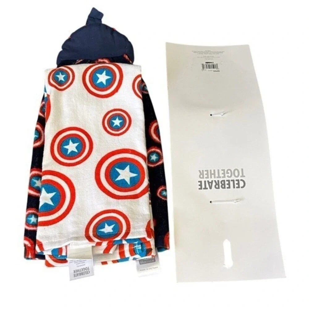Marvel Eat Universe Kitchen Hand Towel Set & Pancake Flipper GIFT NEW